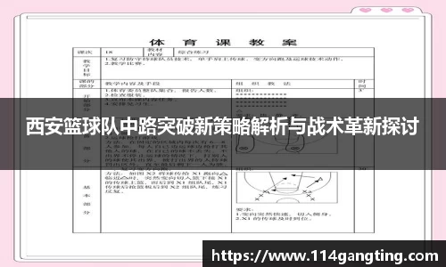 西安篮球队中路突破新策略解析与战术革新探讨
