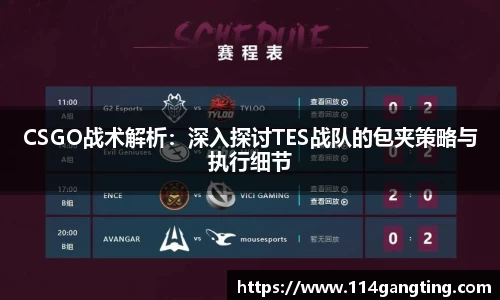 CSGO战术解析：深入探讨TES战队的包夹策略与执行细节